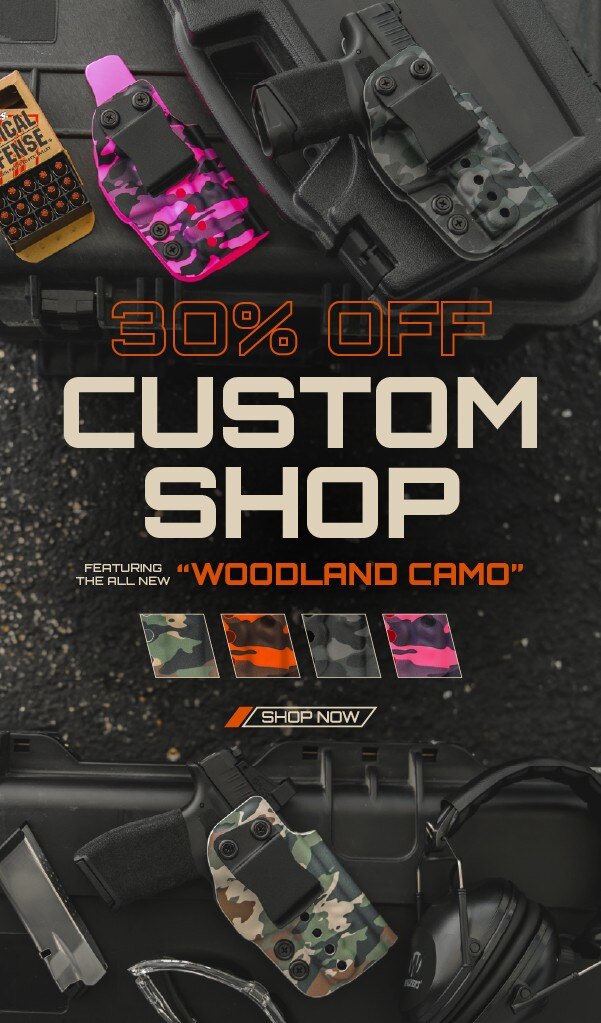30% Off Custom Shop Holsters